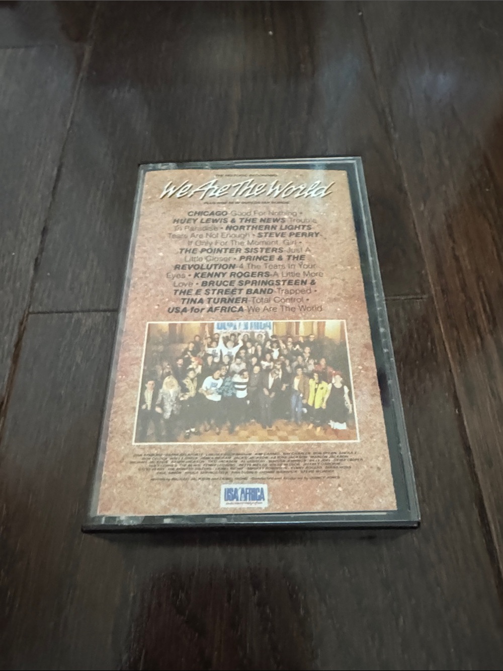 Vintage We Are The World Cassette Tape - used. Good condition
